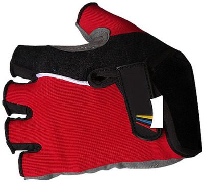

Adraxx Dashing Half Finger Bike Riding Cycling Gloves (, Red