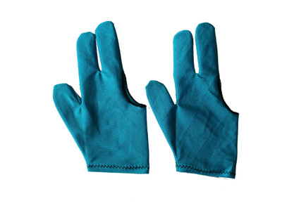 

Billiedge PACK OF 2 Billiard Gloves (Free Size, Blue), Light blue