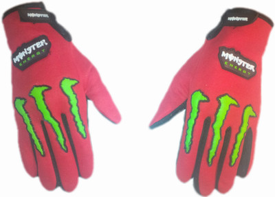 

Monster Biker Riding Gloves (, Red, Green, Black