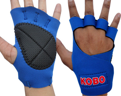 

Kobo Blue Neoprene Weight Lifting Gym & Fitness Gloves (, Blue