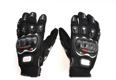 

M.R. Trading Pro-Biker Riding Gloves (M, Black)