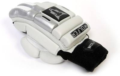Wolfer Feather Weight (Right Hand) Batting Gloves (Men, Silver, W...