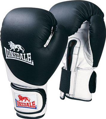 

Lonsdale Pro Safe Boxing Gloves (Men, Black, White)