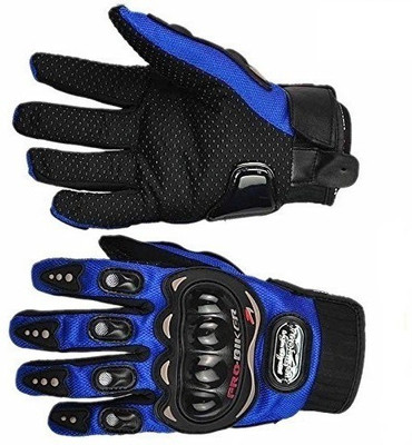 

Pa PROBIKERZ(FULL)-XL-BLUE-lU963 Cycling Gloves (XL, Blue), Black;blue