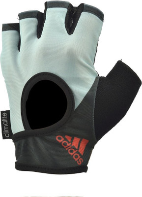 

ADIDAS LADIES FITNESS MEDIUM FROZEN BLUE SUNSET Gym & Fitness Gloves (, Blue, Black, Black;blue