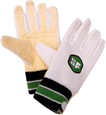 

Stanford Chamois Padded Batting Gloves (Men, White, Black), Black;white