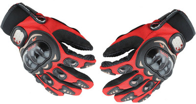 

Pa PRO-BIKERZ-RED-ATT-(FULL-FINGERED)-XXL-Q8243 Cycling Gloves (XXL, Red)