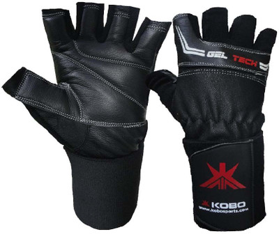 

Kobo Weight Lifting Gym & Fitness Gloves (S, Black)