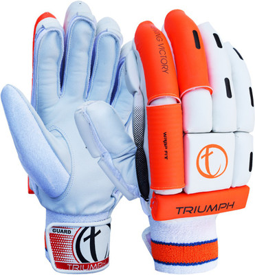 

Triumph Guard Batting Gloves (Men, White, Orange), Orange;white