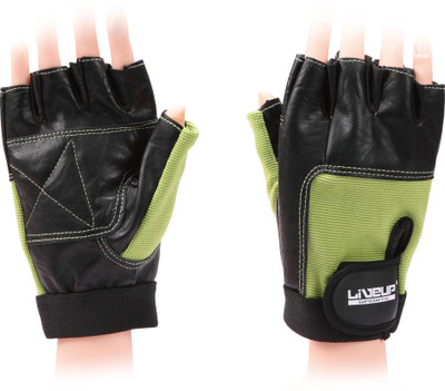 

Liveup Training Gloves, Black;green