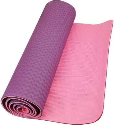 

Neo Gold Leaf Eco Friendlt Tpe Yogamat Multicolor 6 mm Exercise & Gym Mat, Pink;purple