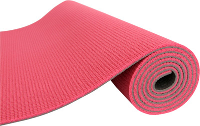 

Nivia Two Layer PVC Mat Multicolor 6 mm Yoga Mat, Grey;pink