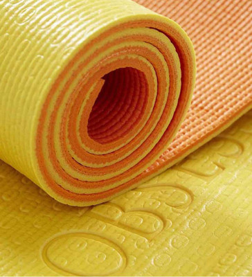 

Eurotex Reversible Multicolor 6 mm Yoga Mat, Yellow;orange