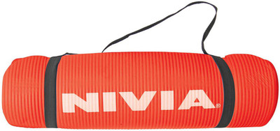 Nivia NBR Exercise 180 X 60 X 1 Cm Red 1 mm Yoga Mat