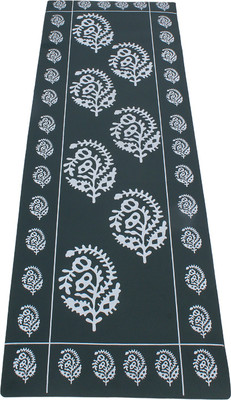 

Aerolite Jaipuri Floral 24 X 72 10 mm Yoga Mat, Olive green