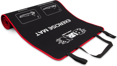 

Burn Neoprene EVA Multicolor 6 mm Exercise & Gym Mat, Black;red