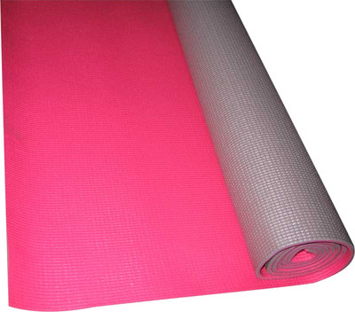 

Cofit Two Color Multicolor Yoga Mat, Grey;red