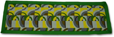 Kala Darshan Crafts Bazaar Happy Folding eco friendly Grass Mat Multicolor 1 mm Yoga Mat