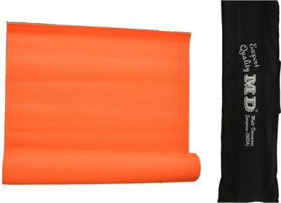 

MD Yoga Mat ( 6 MM ) with Cover for Orange 6 mm Yoga Mat