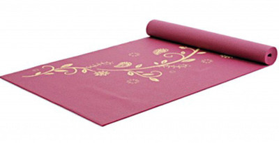 

Yogistar Indian Flower 4 mm Yoga Mat, Bordo mat
