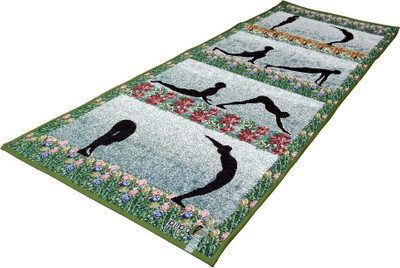 

Chandan Printed Green 1mm Thickness(Size : 182x76 CM) Multicolor 1 mm Yoga Mat