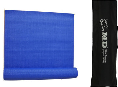 

MD Yoga Mat ( 6 MM ) with Cover for Blue 6 mm Exercise & Gym Mat