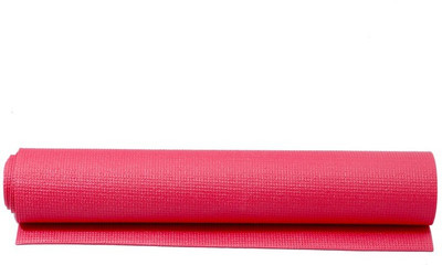 

Kuber Industries Yoga Mat Thick Anti Skid Washable Fitness Imported Non-Slip Surface Red 6 mm Yoga Mat