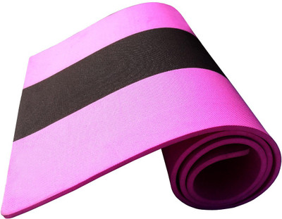 

Aerolite Striped 36 X 72 Multicolor 12 mm Yoga, Exercise & Gym Mat, Grey;pink