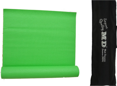

MD Yoga Mat ( 6 MM ) with Cover for Green 6 mm Yoga Mat