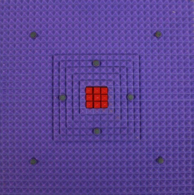 

ACUPRESSURE Foot Mat with Magnetic Purple 2 mm Accupressure Mat, Blue