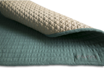 

Rumi Natural Yoga Mat - Earth Mat - Peacock Color 5.5 mm Yoga Mat