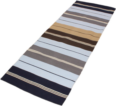 

Ryan Fitness Multicolor 5 mm Yoga Mat, Blue;brown;grey
