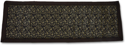 Kala Darshan Crafts Bazaar Happy Folding eco friendly Grass Mat Black 1 mm Yoga Mat
