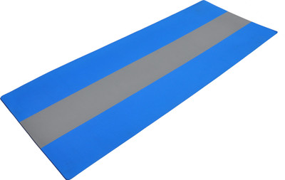 

Aerolite Striped 28 X 78 Multicolor 8.5 mm Yoga Mat, Blue;grey