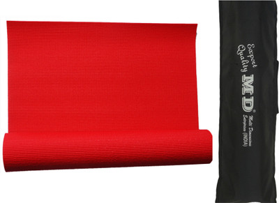 

MD Md Yoga Mat (7mm) With Cover Red 7 mm Yoga Mat