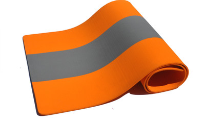 

Aerolite Striped 36 X 78 Multicolor 8.5 mm Yoga Mat, Grey;orange