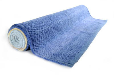 

Cosmos Cotton Yoga Mats Thick & Soft Blue 6.5 mm Yoga Mat, Light blue