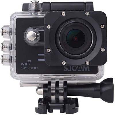 Mobilegear Powershot SJCAM SJ5000 14 MP WiFi 1080P Full HD Waterproof Digital Camcorder With Video & Photo Lapse Sports and Action Camera(Black 14)   Camera  (Mobilegear)