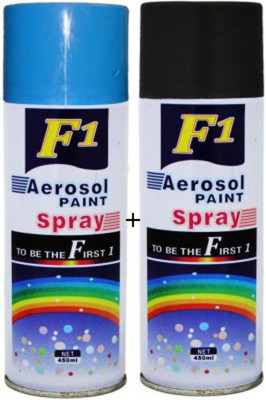 

F1 Black Spray Paint 450 ml(Pack of 2)