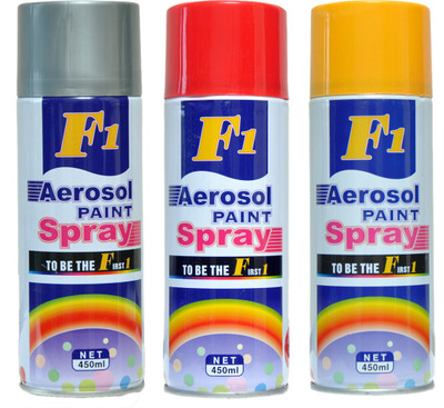

F1 PREMIUM Multicolor Spray Paint 450 ml(Pack of 3)