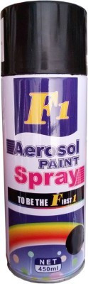 F1 Matt Black Spray Paint 450 ml(Pack of 1)
