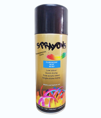 

Sprayons Premium Fluroscent Blue Spray Paint 400 ml(Pack of 1)
