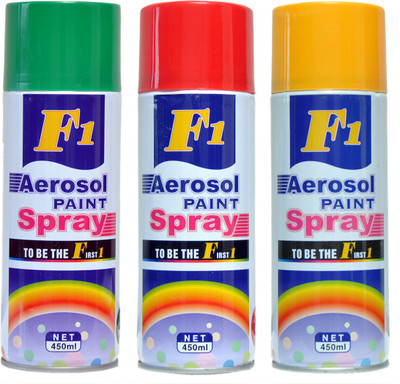 

F1 Multicolor Spray Paint 450 ml(Pack of 3)
