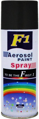 

f1 glosy black Spray Paint 450 ml(Pack of 1)