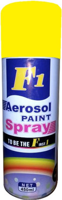 F1 Yellow Spray Paint 450 ml(Pack of 1)