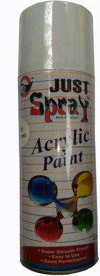 Just Spray White Spray Paint 400 ml(Pack of 1)