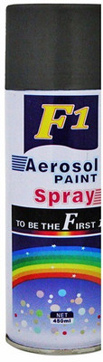 

F1 Black Spray Paint 450 ml(Pack of 1)