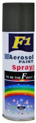 

F1 Black Spray Paint 450 ml(Pack of 1)