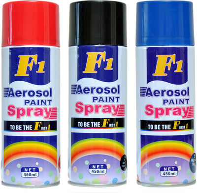 

F1 Multicolor Spray Paint 450 ml(Pack of 3)