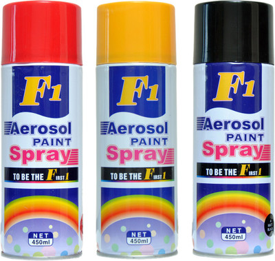 

F1 Multicolor Spray Paint 450 ml(Pack of 3)